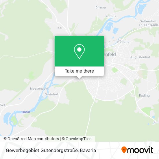 Gewerbegebiet Gutenbergstraße map