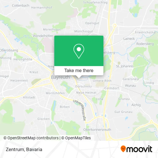 Карта Zentrum