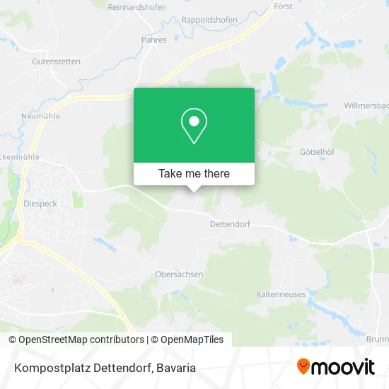 Карта Kompostplatz Dettendorf