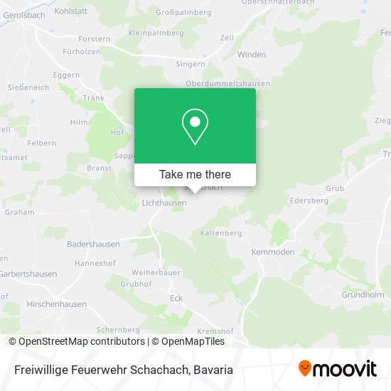 Freiwillige Feuerwehr Schachach map