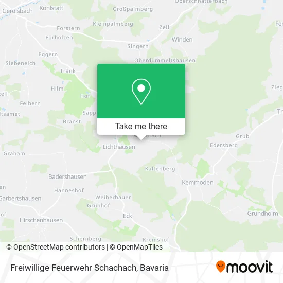 Карта Freiwillige Feuerwehr Schachach