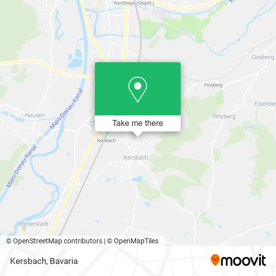 Карта Kersbach