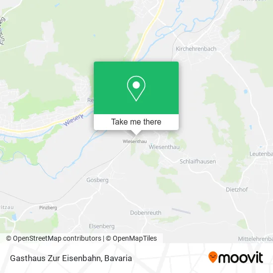 Карта Gasthaus Zur Eisenbahn