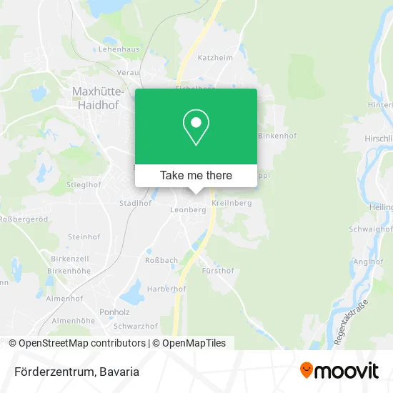 Карта Förderzentrum