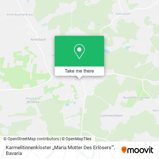Karmelitinnenkloster „Maria Mutter Des Erlösers"" map