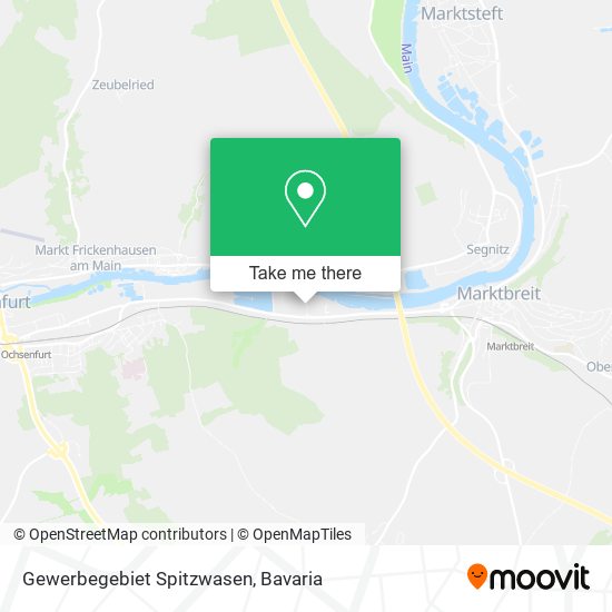 Gewerbegebiet Spitzwasen map