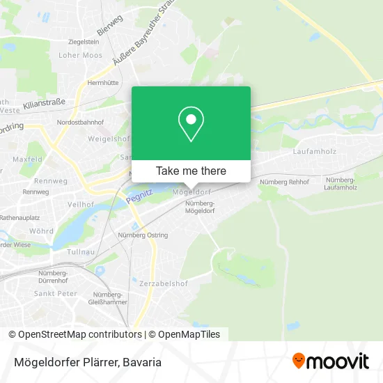 Карта Mögeldorfer Plärrer