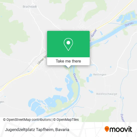 Карта Jugendzeltplatz Tapfheim