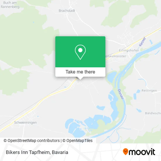 Карта Bikers Inn Tapfheim