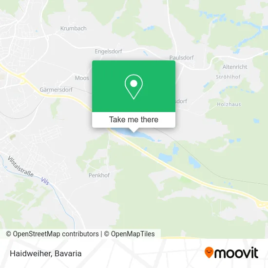 Карта Haidweiher