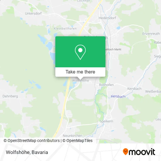 Карта Wolfshöhe