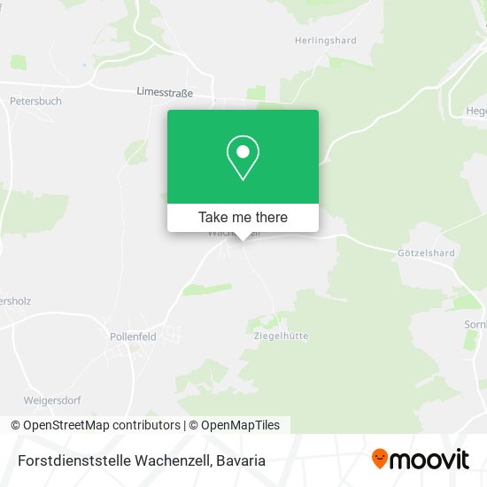 Forstdienststelle Wachenzell map