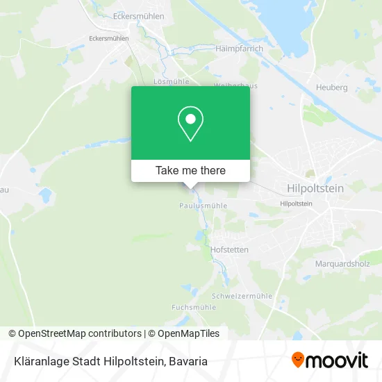Карта Kläranlage Stadt Hilpoltstein