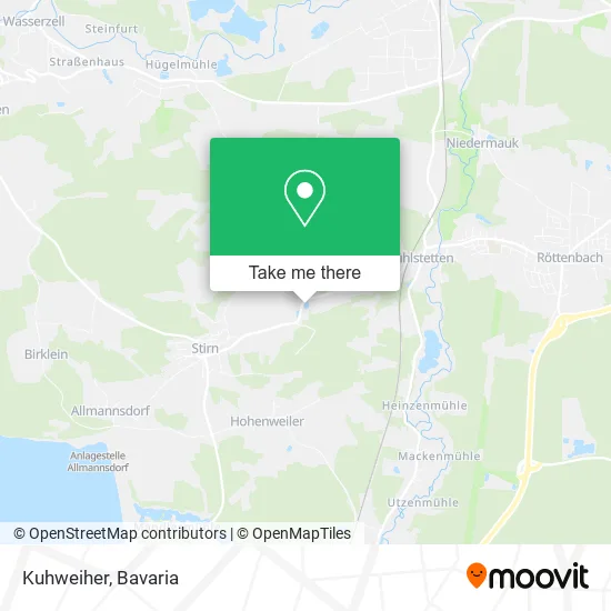 Карта Kuhweiher