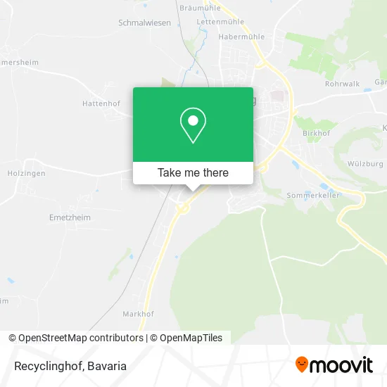Карта Recyclinghof