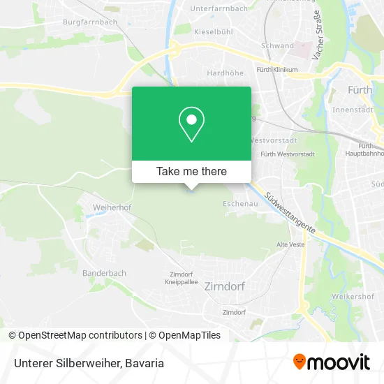 Карта Unterer Silberweiher