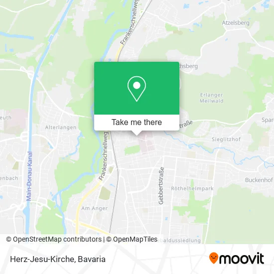 Карта Herz-Jesu-Kirche