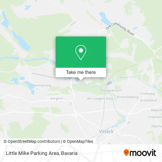 Карта Little Mike Parking Area