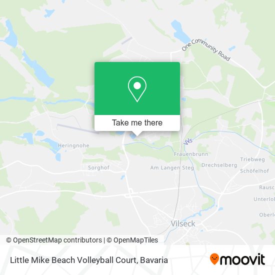 Little Mike Beach Volleyball Court map