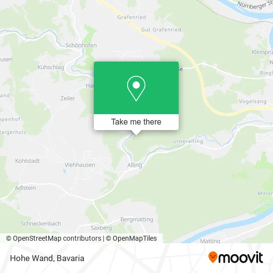 Карта Hohe Wand