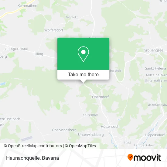 Карта Haunachquelle