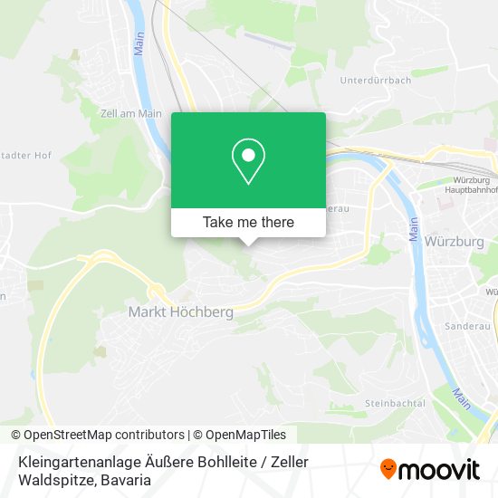 Kleingartenanlage Äußere Bohlleite / Zeller Waldspitze map