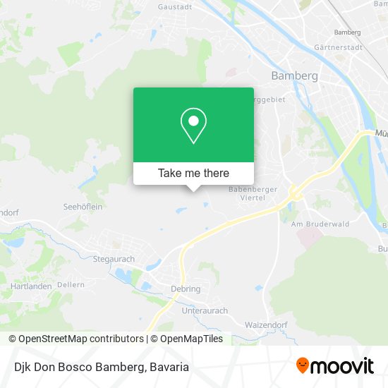 Djk Don Bosco Bamberg map