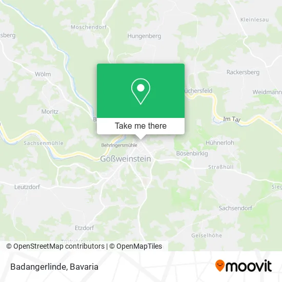 Карта Badangerlinde
