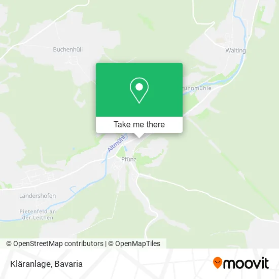 Карта Kläranlage