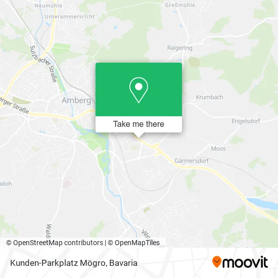 Карта Kunden-Parkplatz Mögro
