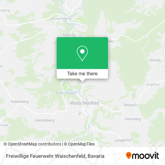 Карта Freiwillige Feuerwehr Waischenfeld