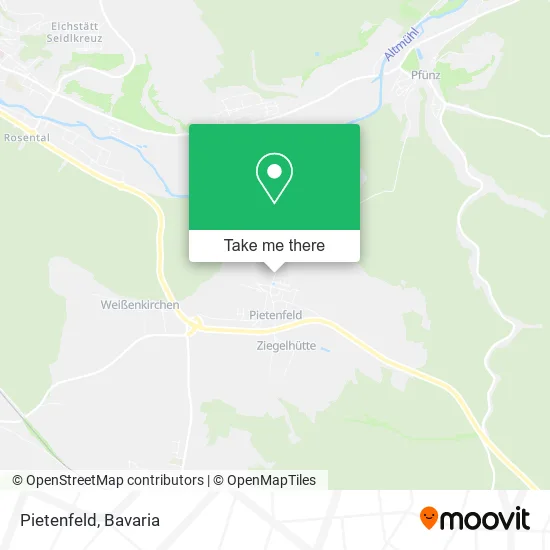Карта Pietenfeld