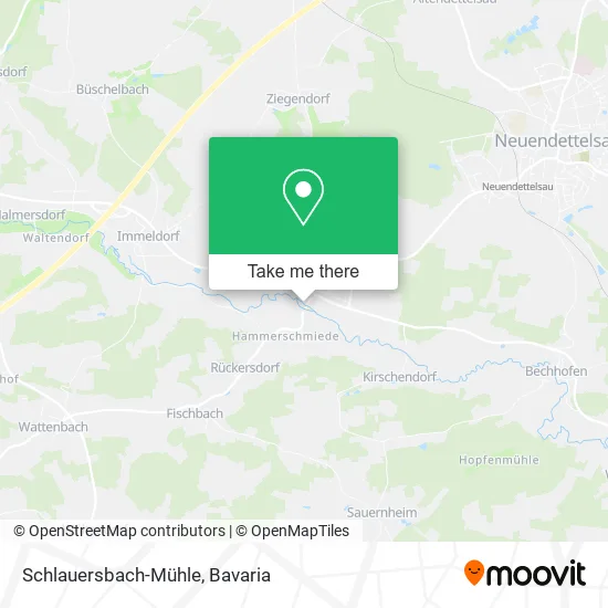 Карта Schlauersbach-Mühle