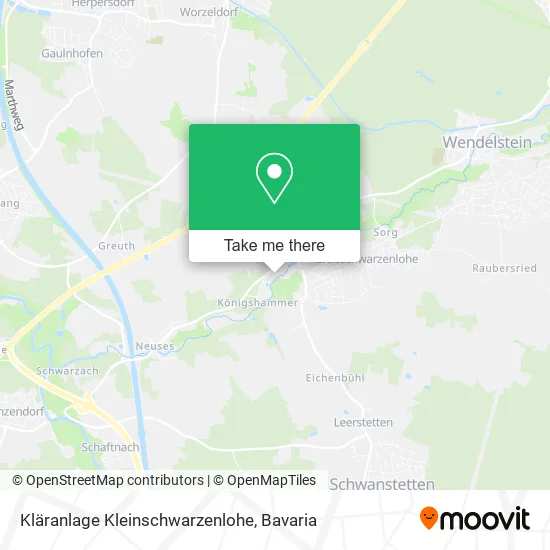 Карта Kläranlage Kleinschwarzenlohe