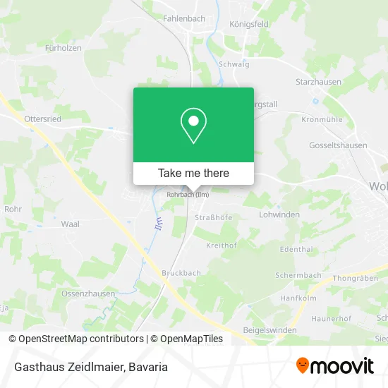 Карта Gasthaus Zeidlmaier