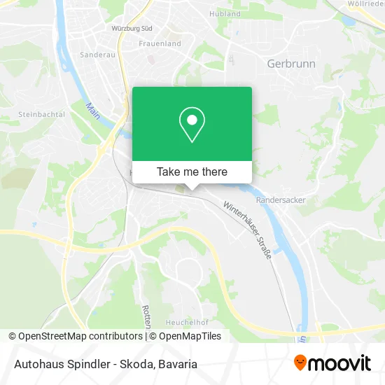 Карта Autohaus Spindler - Skoda