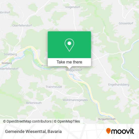 Gemeinde Wiesenttal map