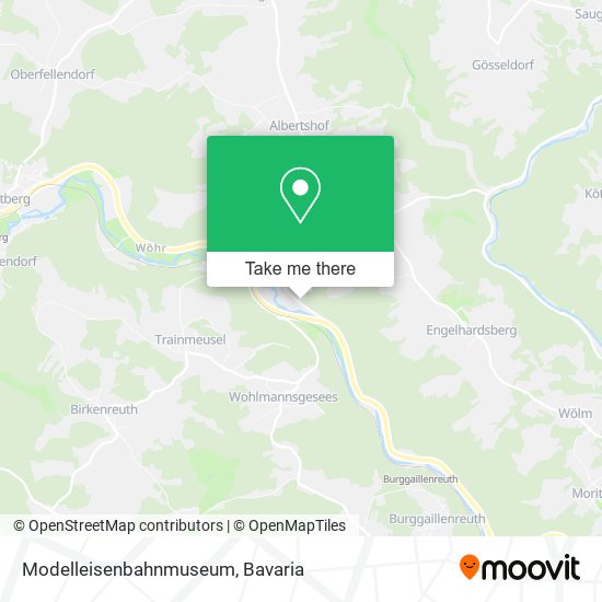 Modelleisenbahnmuseum map
