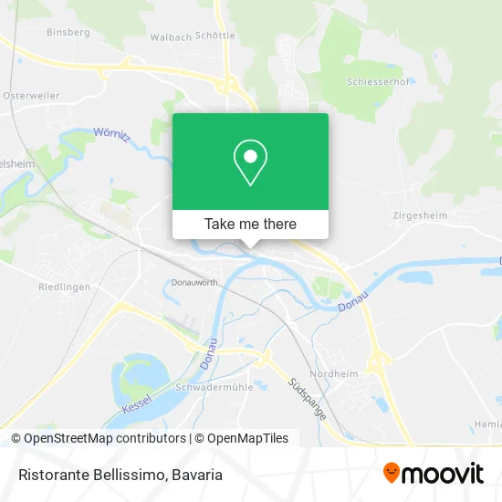 Карта Ristorante Bellissimo