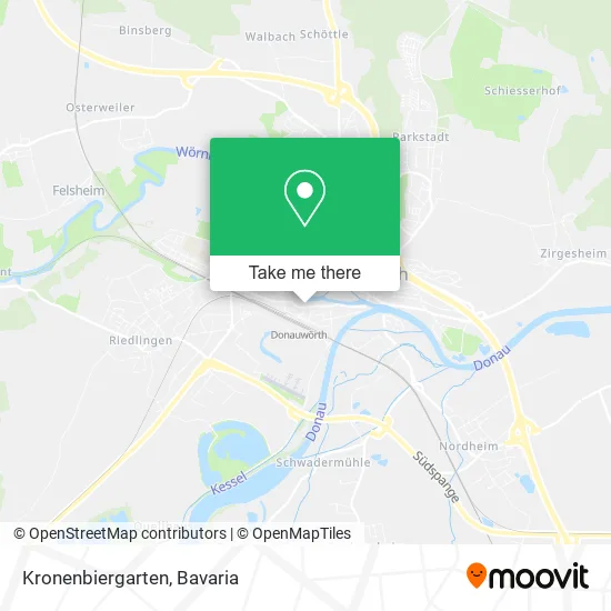 Карта Kronenbiergarten