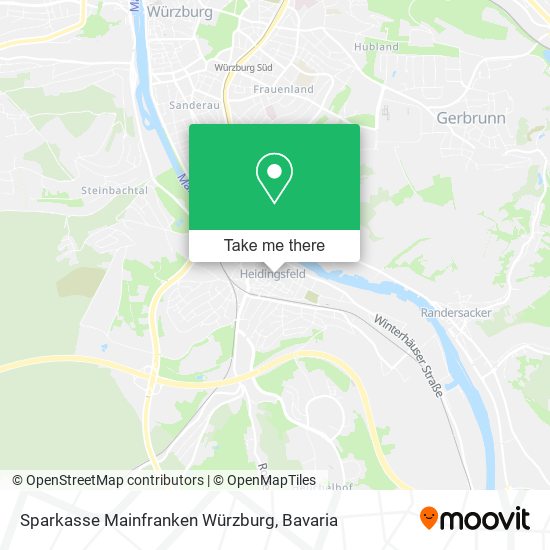 Sparkasse Mainfranken Würzburg map