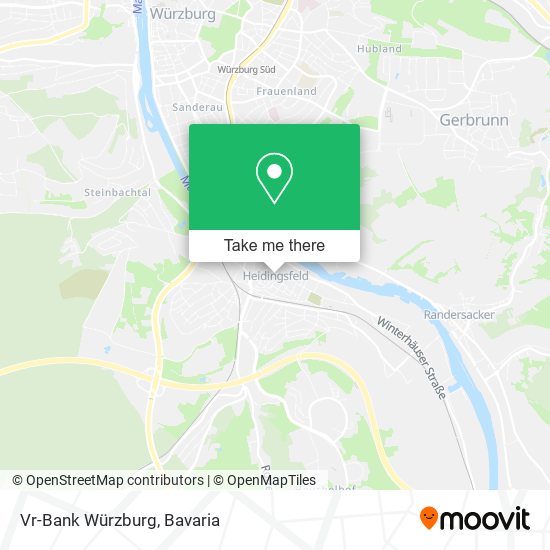 Vr-Bank Würzburg map