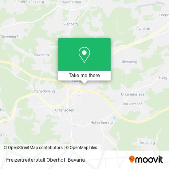Freizeitreiterstall Oberhof map