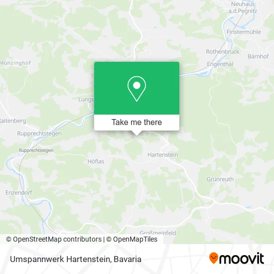 Карта Umspannwerk Hartenstein