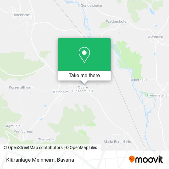 Kläranlage Meinheim map