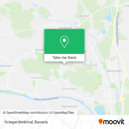 Карта Kriegerdenkmal