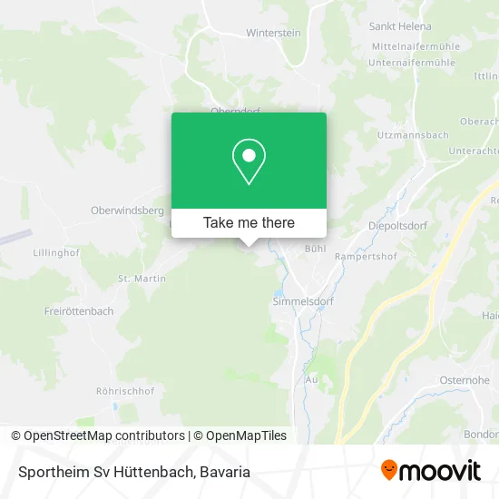 Карта Sportheim Sv Hüttenbach