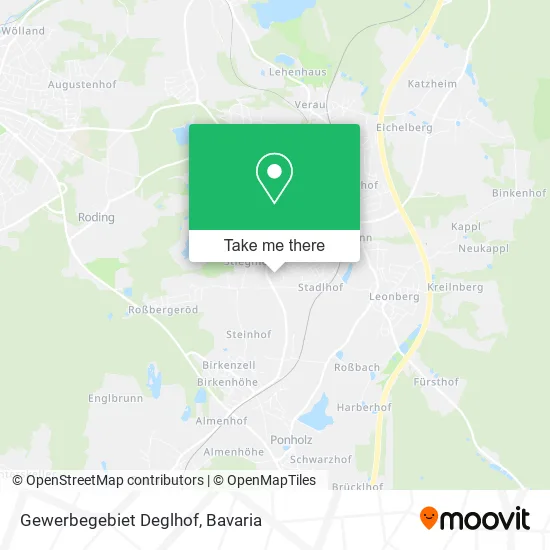 Карта Gewerbegebiet Deglhof