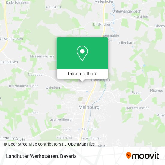 Landhuter Werkstätten map