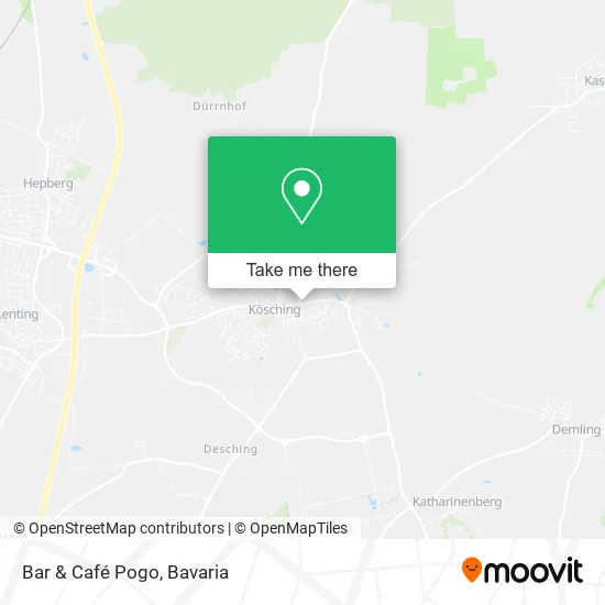 Карта Bar & Café Pogo